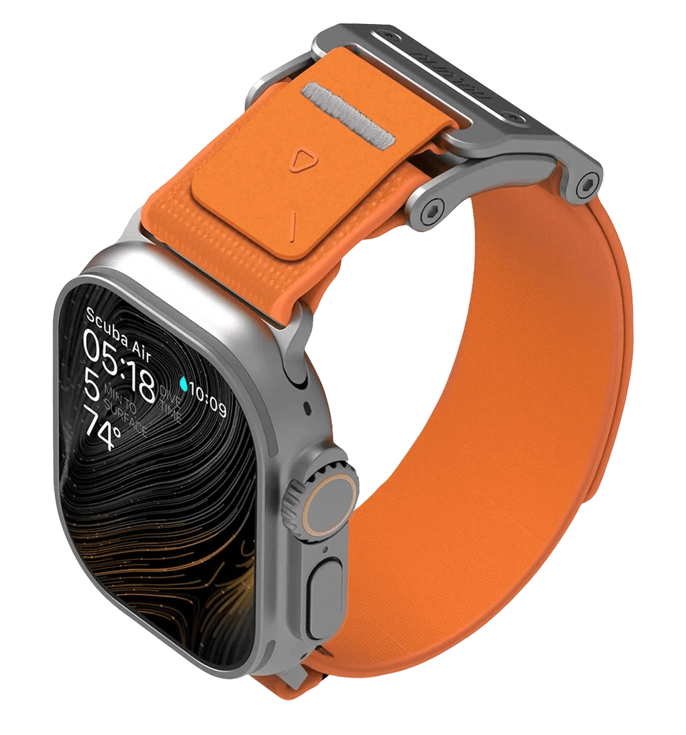 Ремешок AULUMU Stylish and Comfortable Watch Band for Apple Watch Ultra Orange