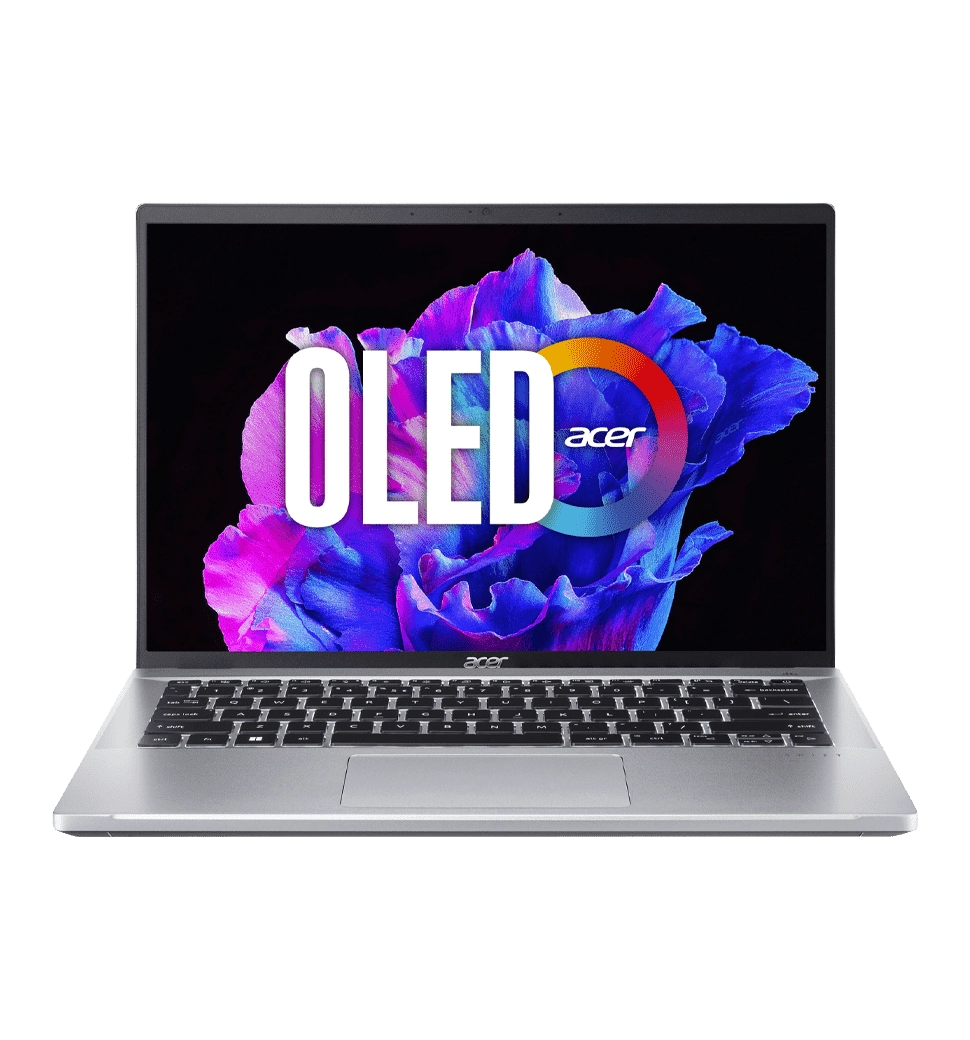 Ноутбук 14" Acer Swift Go 14 SFG14-71 OLED (NX.KMZEU.005)/Intel i7-1355U/16GB/512GB SSD/Intel Iris Xe/Linux/Silver