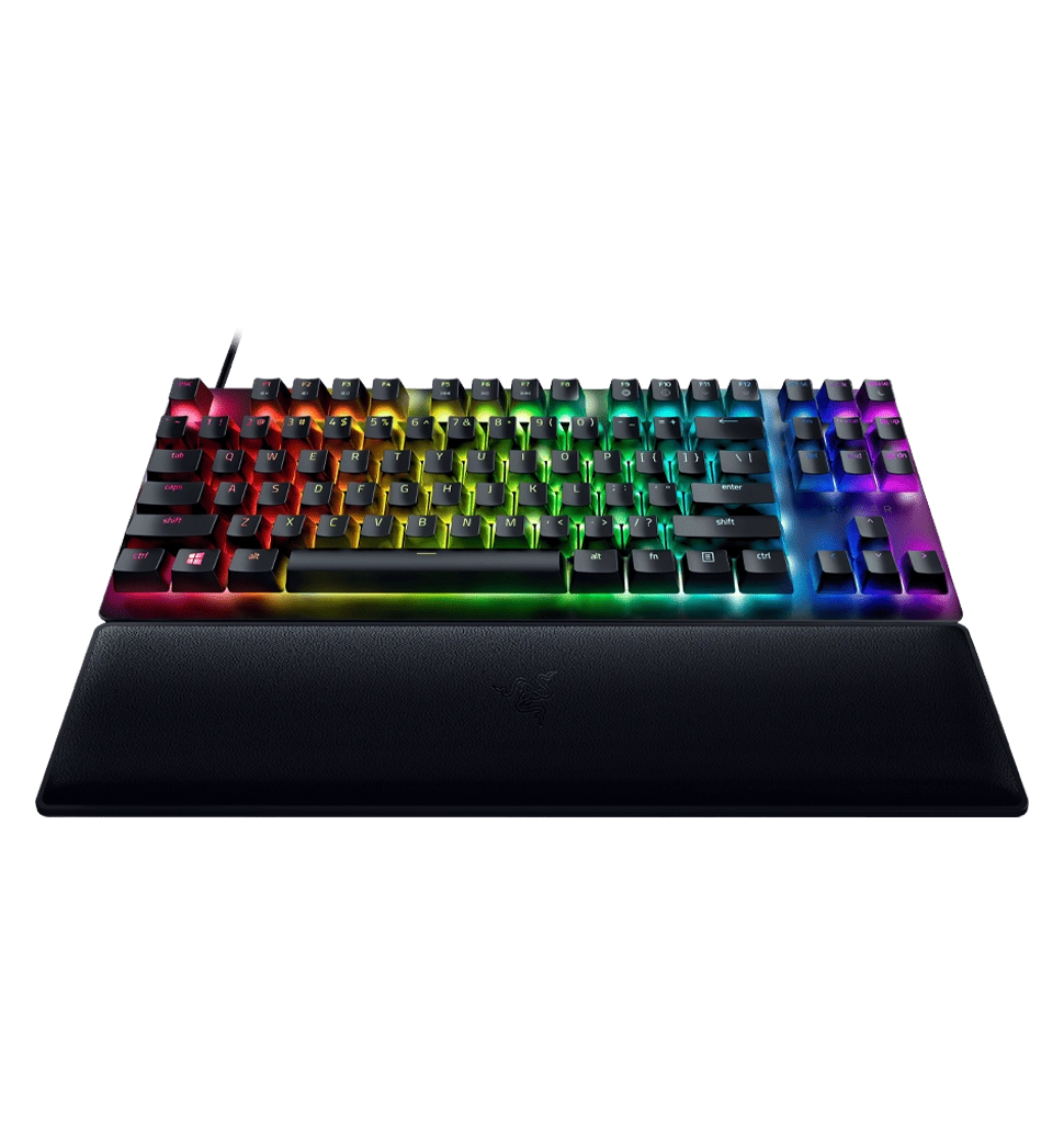 Клавіатура механічна RAZER Huntsman V2 Tenkeyless, Purple Optical switch, RU (RZ03-03941400-R3R1)