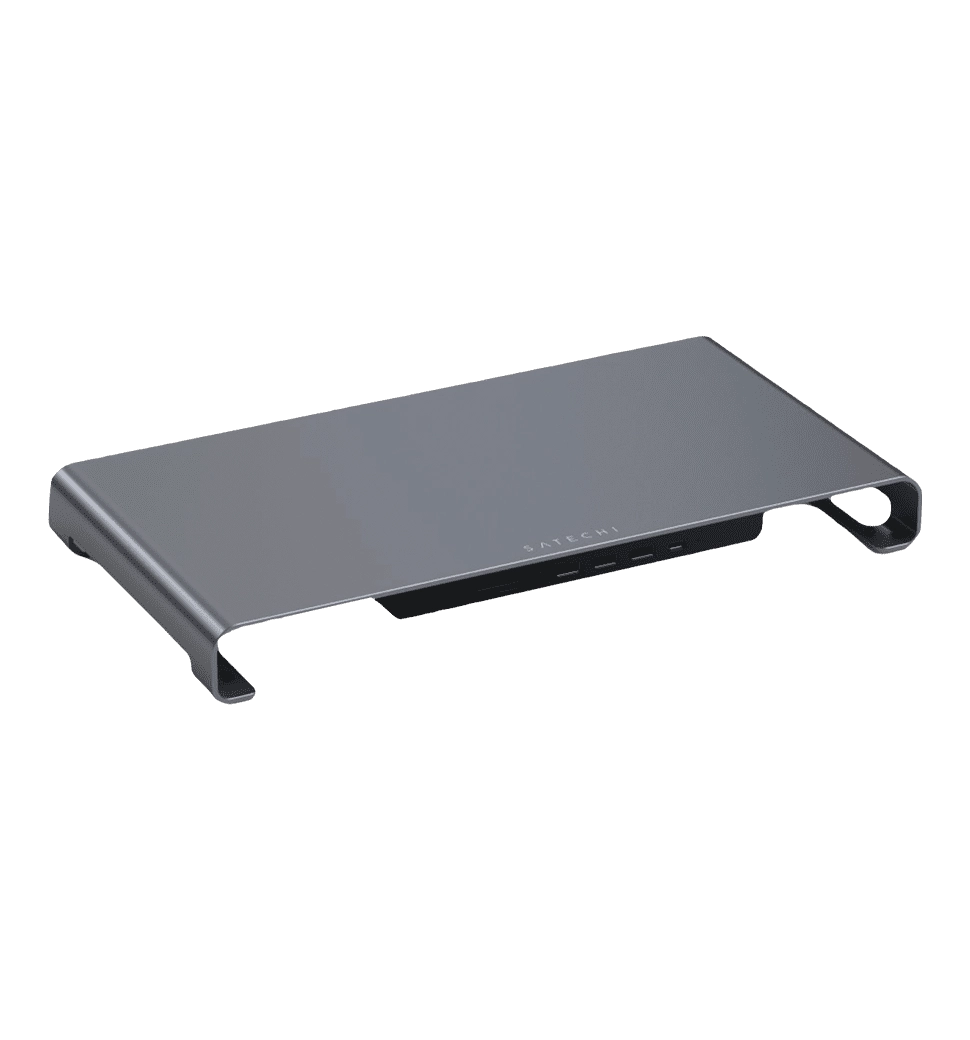 Satechi Aluminum USB-C Monitor Stand Hub XL Space Gray (ST-UCSHXLM)