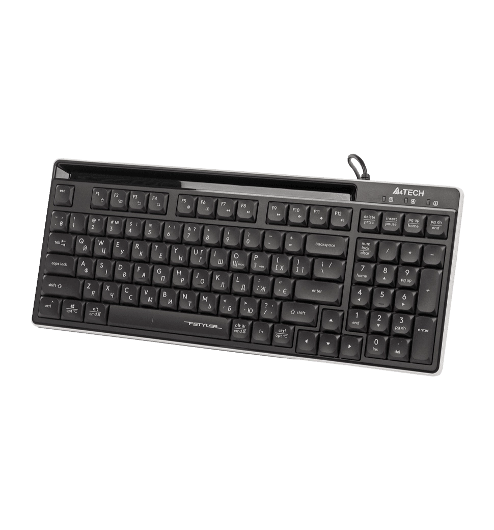 Клавіатура A4Tech Fstyler FX70, USB, колір чорний