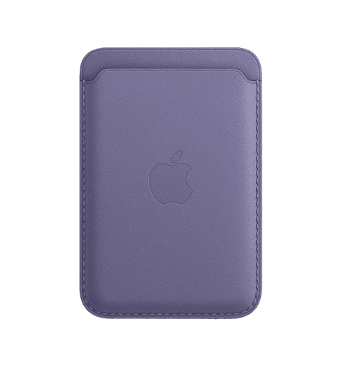 Чехол-кошелек iPhone Leather Wallet with MagSafe - Wisteria (MM0W3) — фото 1