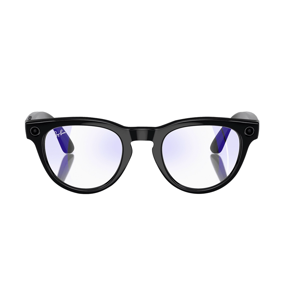 Смарт-окуляри Ray-Ban Meta Headliner Shiny Black/Clear with blue-violet light (RW4009 601/SB 50-23)