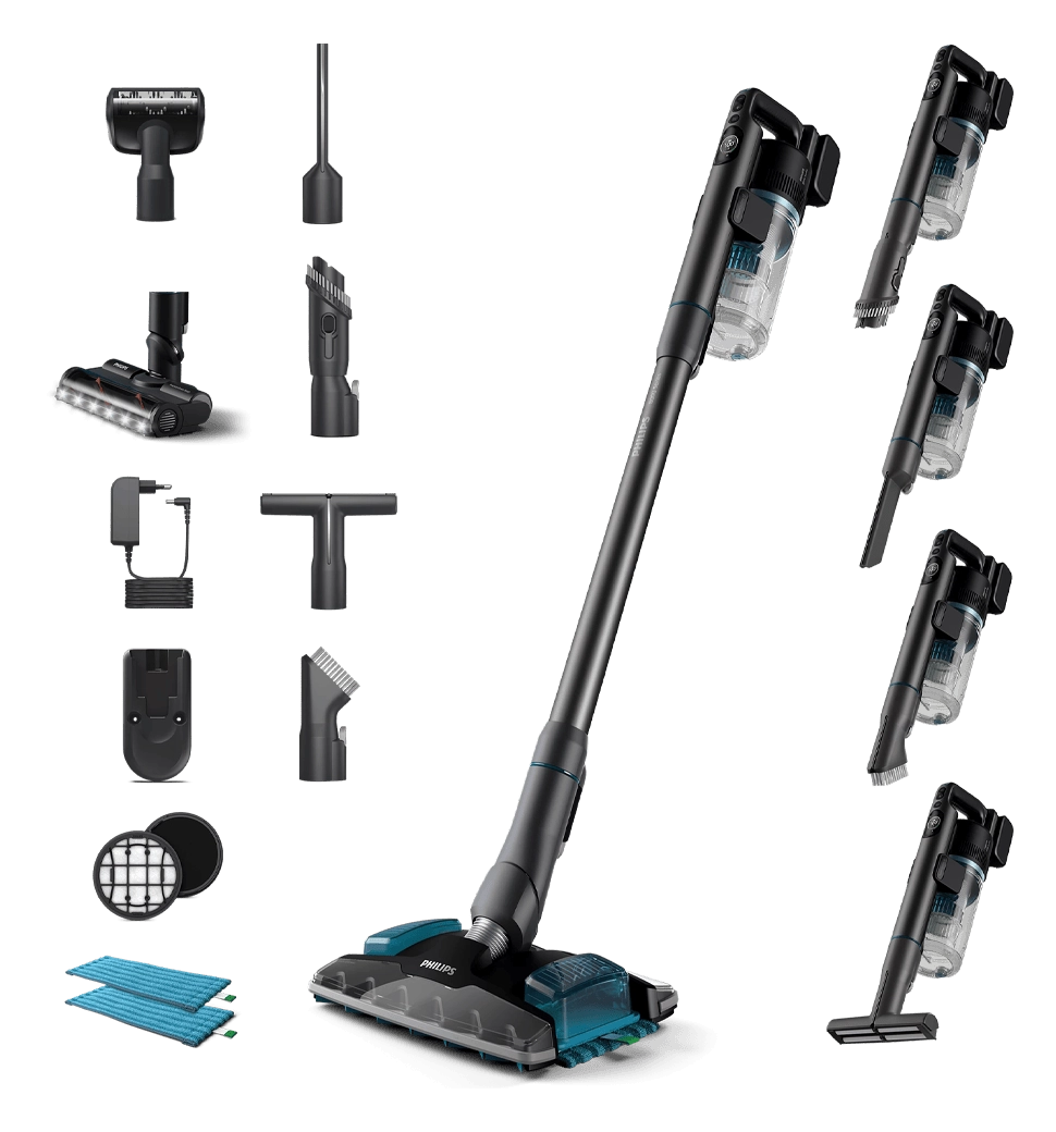 Мийний бездротовий пилосос Philips Aqua Plus XC8057/01