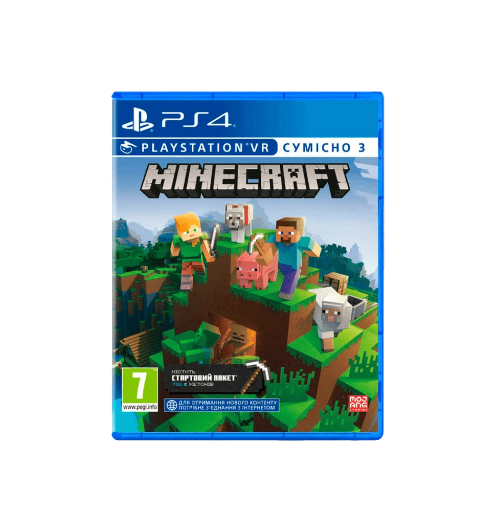 Гра консольна PS4 Minecraft, BD диск