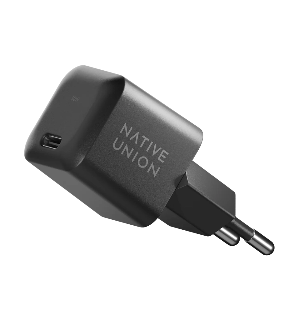 Зарядное устройство для Native Union Fast GaN PD 30W USB-C Black (FAST-PD30-2-BLK-EU)