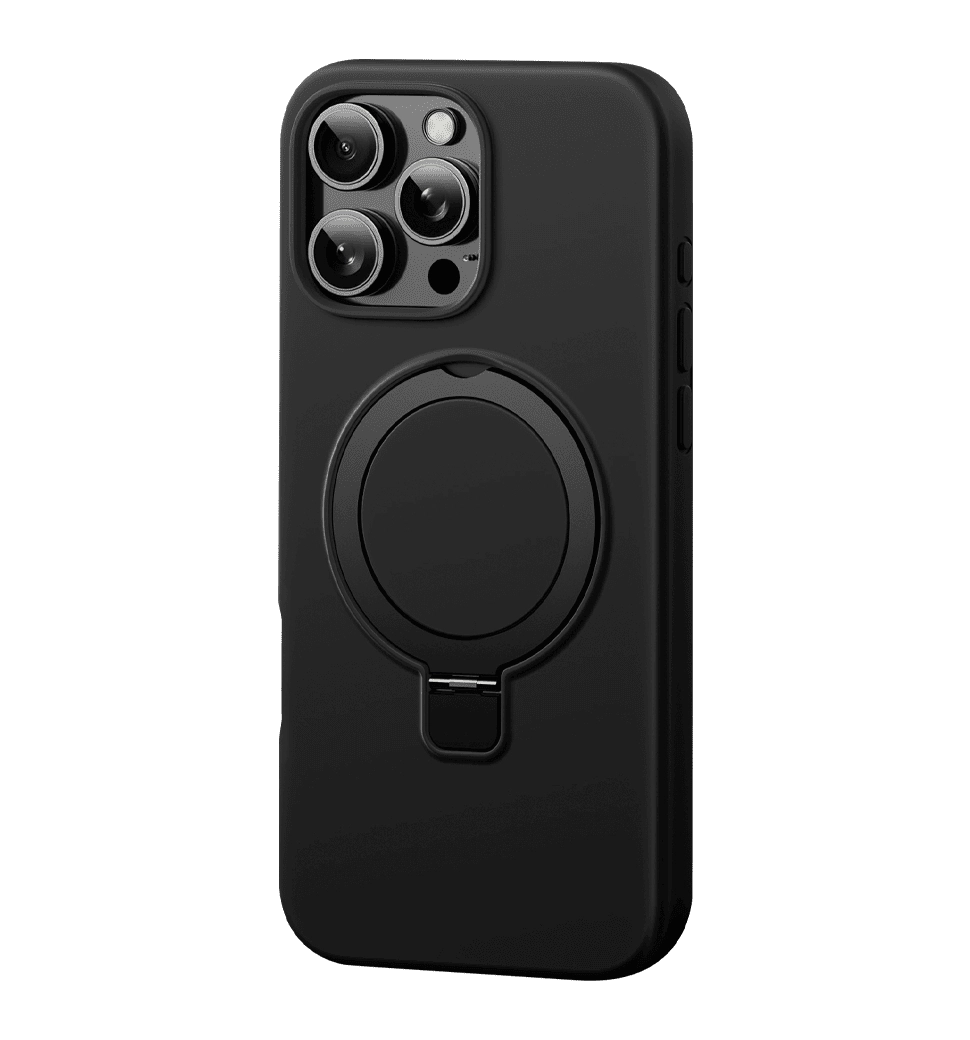 Чехол Keephone Magi Pro Liquid Silicone MagSafe Case for 16 Pro Black (KP-MC0102)
