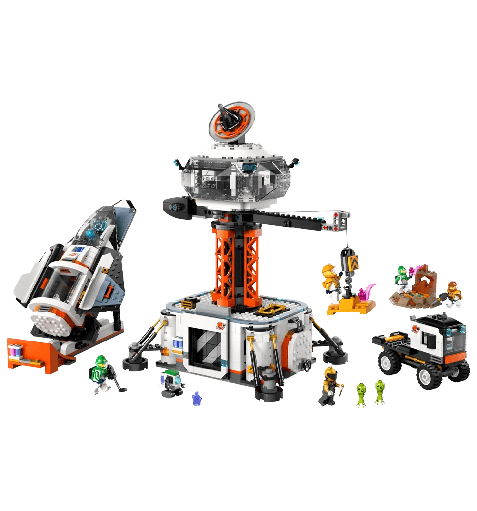 Конструктор LEGO City Космическая база и стартовая площадка для ракеты