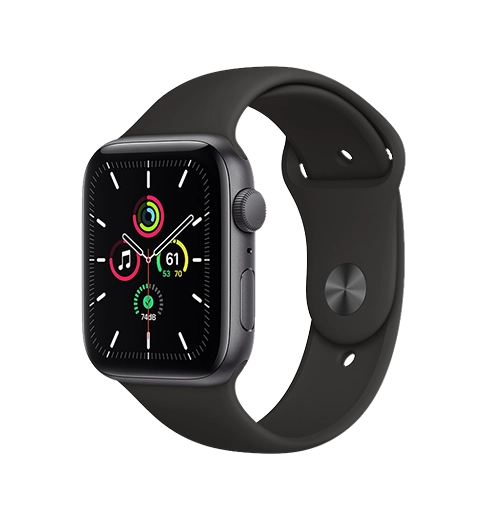 Смарт-годинник Apple Watch SE 40mm Space Gray Aluminum Case with Black Sport Band (MYDP2)