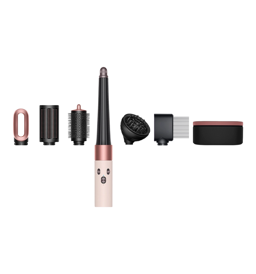 Стайлер для кучерявых волос Dyson Airwrap i.d. Multi-Styler and Dryer Curly to Coily Ceramic Pink/Rose Gold (601910-01)