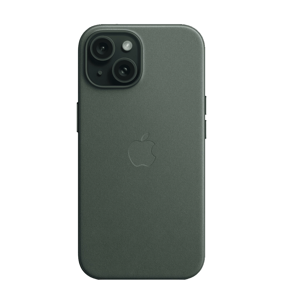Чехол iPhone 15 FineWoven Case with MagSafe - Evergreen (MT3J3)