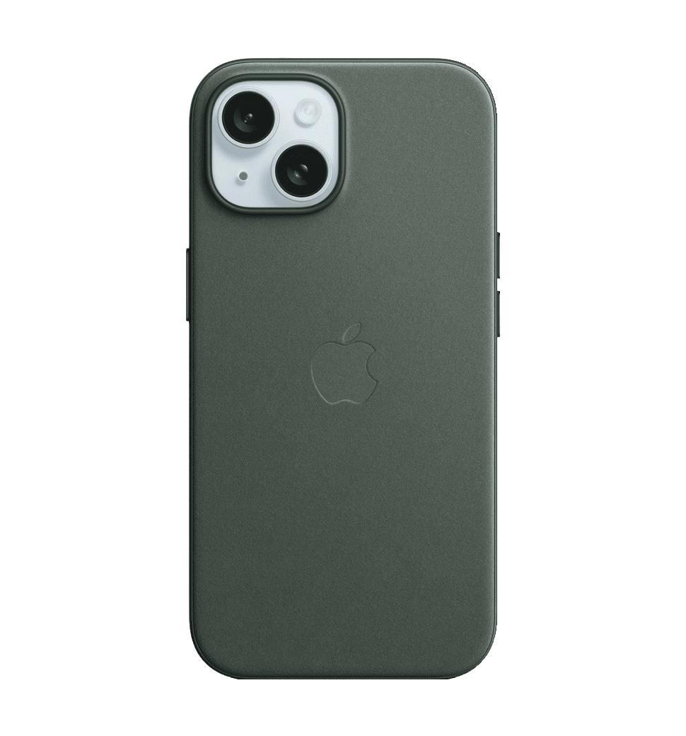 Чехол iPhone 15 FineWoven Case with MagSafe - Evergreen (MT3J3)