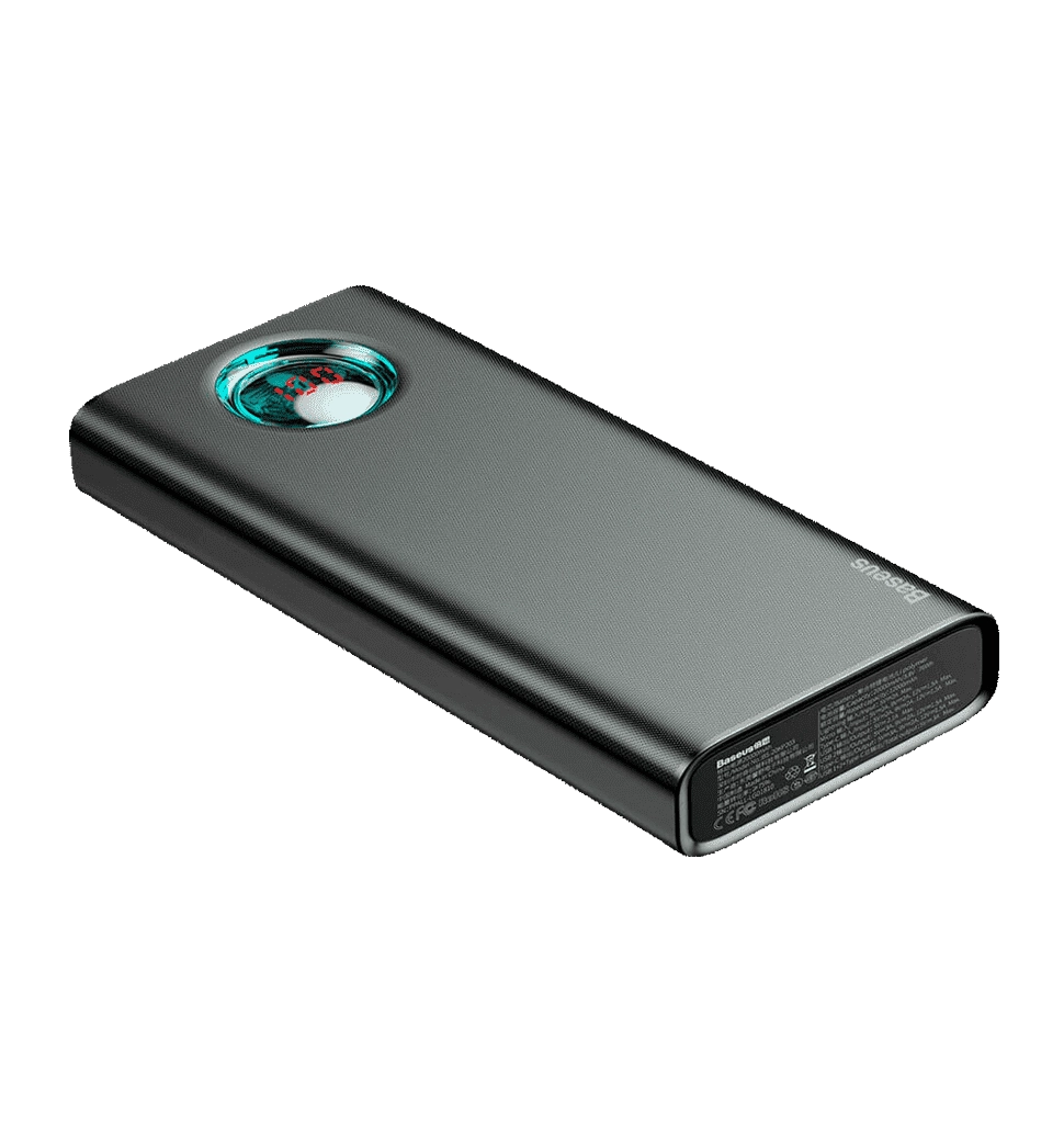 Доп батерея Baseus Amblight Digital Display PD3.0+QC3.0 18W 20000mAh Black (PPALL-LG01)