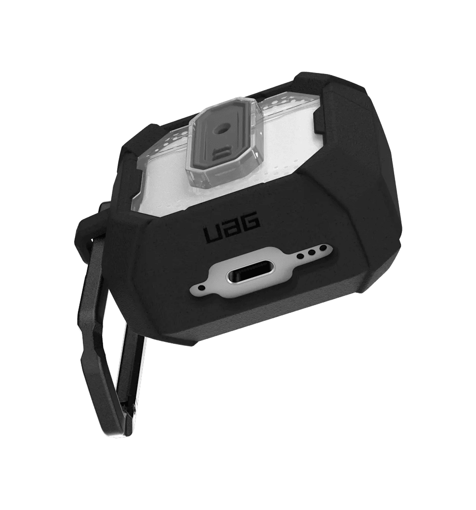 Чохол UAG для AirPods (Gen 4, 2024), Plasma, Black (104129114040)