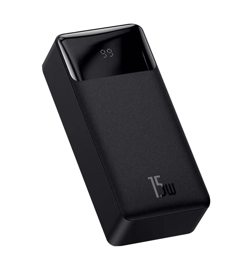 Доп батерея Baseus Bipow Digital Display 15W 30000mAh Black (PPDML-K01)