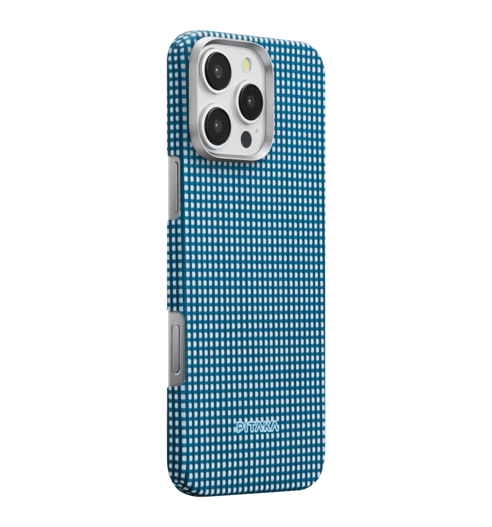 Чохол Pitaka Ultra-Slim Case Classic Ocean Blue for iPhone 16 Pro (KI1601POCE)