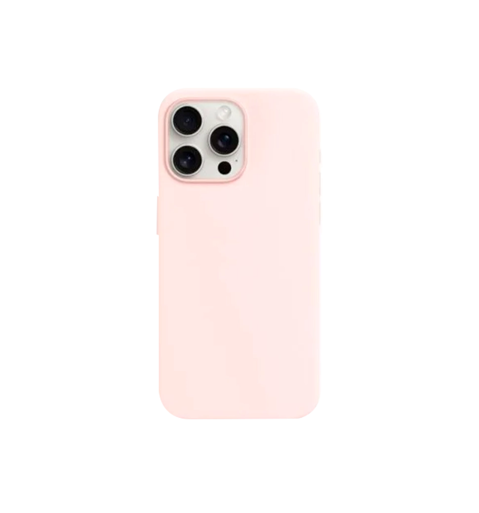 Чехол Monblan для iPhone 15 Pro Magnetic Silicone MagSafe Light Pink