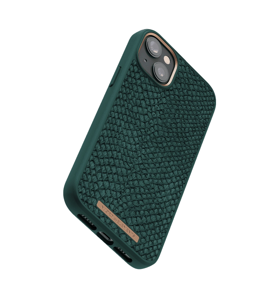 Чохол Njord Salmon Leather MagSafe Case Green for iPhone 14 Plus (NA42SL02)