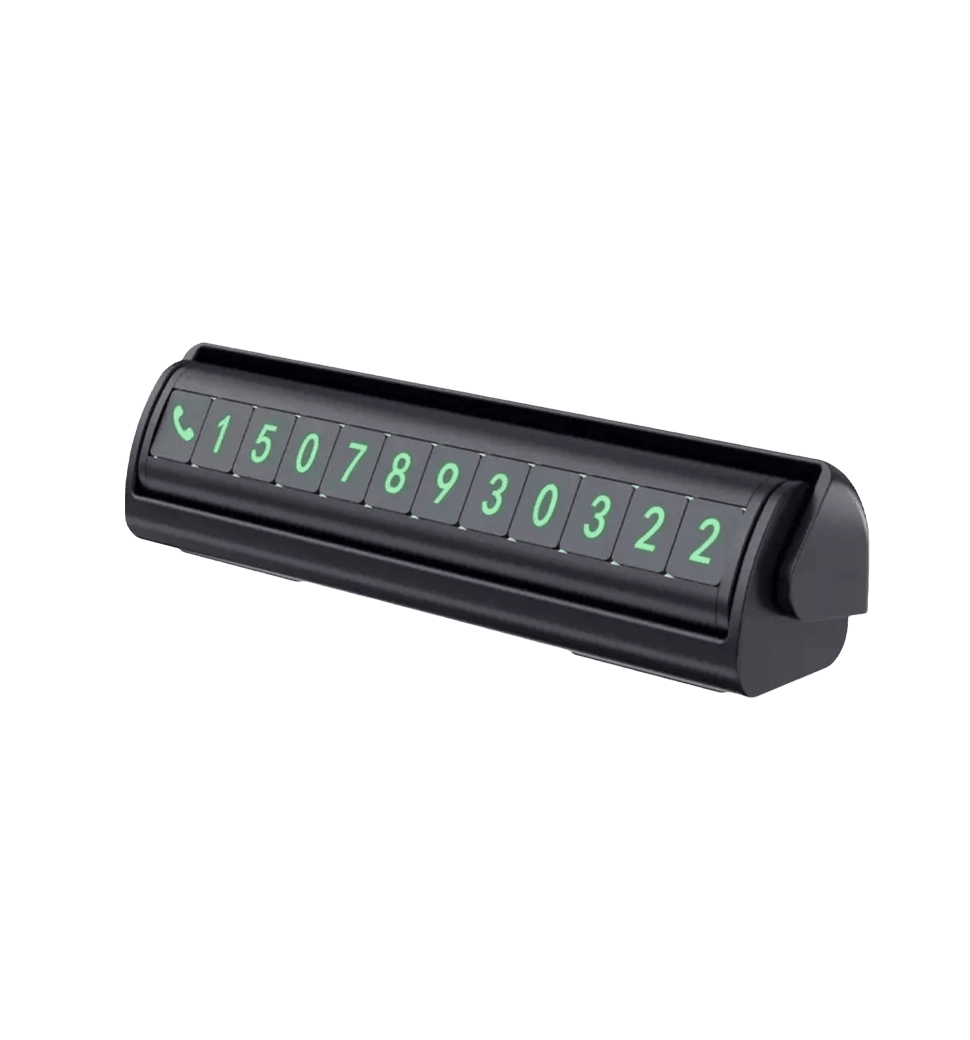 Парковочная Карта Proove Twins Parking Number Plate black