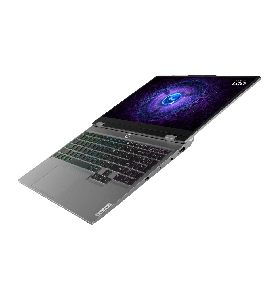 Ноутбук 15.6" LENOVO LOQ 15IAX9/Intel i5-12450HX/16GB/1TB SSD/RTX2050-4GB/DOS/Grey