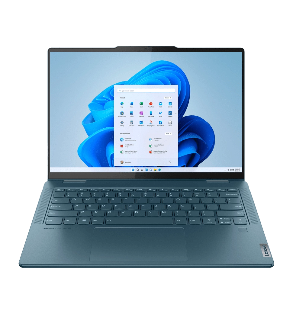Ноутбук 14" LENOVO Yoga 7 14ARP8/AMD R5 7535U/16GB/512 SSD/AMD Radeon Graphics/DOS/Blue