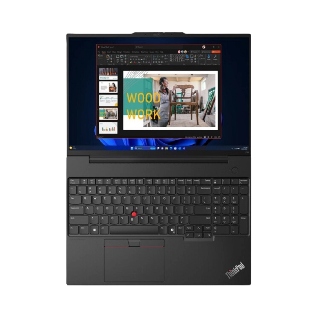 Ноутбук 16" Lenovo ThinkPad E16 G2 T (21MA000TRA)/Intel Ultra 5-125U/32GB/1TB SSD/IntelUHD/W11P/Black