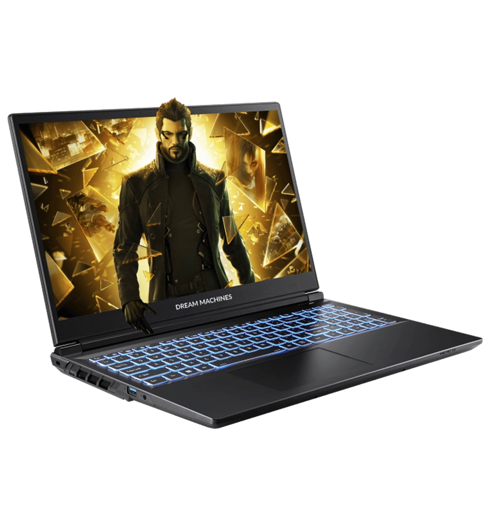 Ноутбук 15.6" Dream Machines (RG5060-15UA28) FHD IPS, Intel U9-275HX, 32GB, F2TB, NVD5060-8, DOS, чорний
