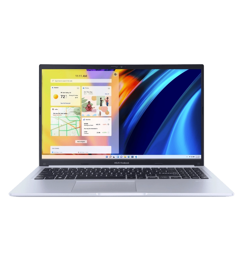 Ноутбук 15.6" ASUS Vivobook 15 X1502ZA-BQ2007/Intel i5-12500H/16GB/512 SSD/Intel Iris Xe/DOS/Silver