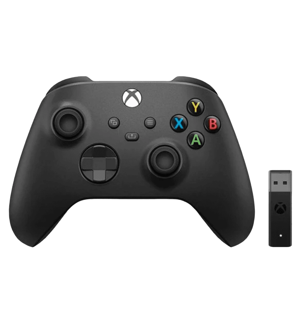 Геймпад Microsoft Xbox Series X | S Wireless Controller Carbon Black + Wireless Adapter for Windows 