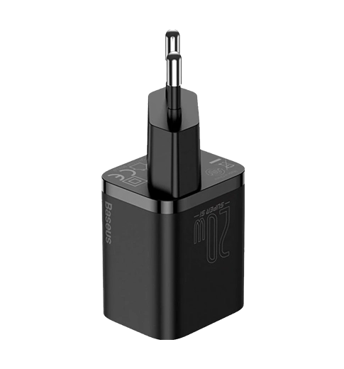 Адаптер Baseus Super Si Quick Charger Type-C 20W Black (CCSUP-B01) — фото 3