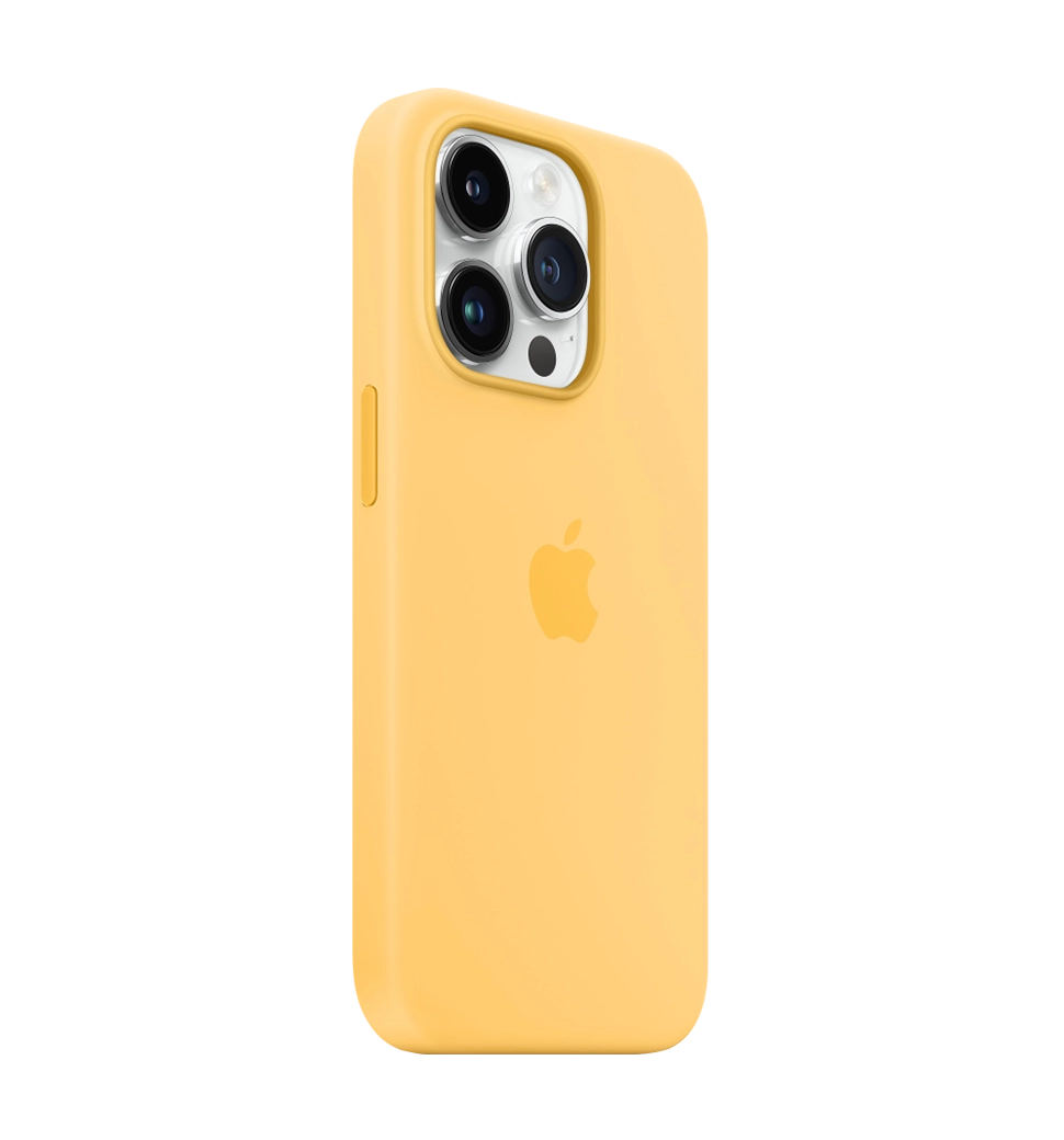 Чохол Силіконовий iPhone 14 Pro Silicone Case with MagSafe Sunglow (MPTM3)
