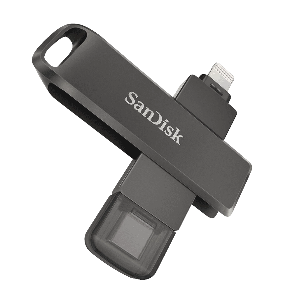 Накопитель SanDisk USB 3.0 iXpand Luxe 128Gb Type-C/Lightning (SDIX70N-128G-GN6NE)