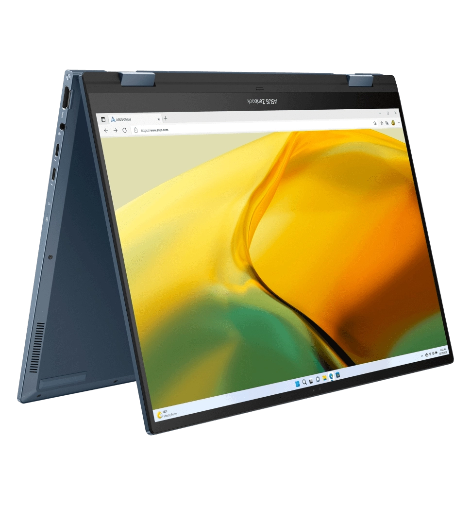 Ноутбук 14" ASUS Zenbook 14 Flip OLED UP3404VA-KN026W/Intel i7-1360P/16GB/1TB SSD/Intel Iris Xe/W11/Blue