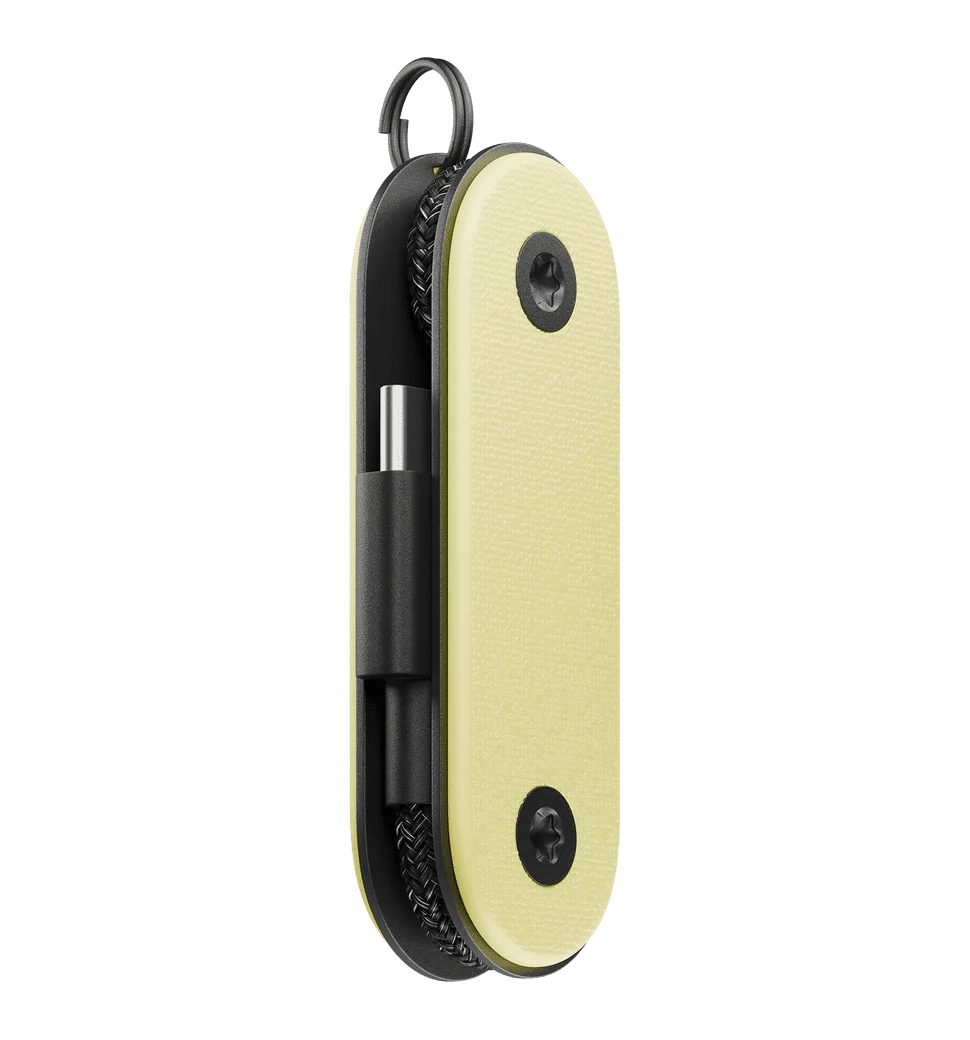 Кабель Native Union Pocket Cable USB-C to USB-C Lemon (POCK-C-LMO-NP)