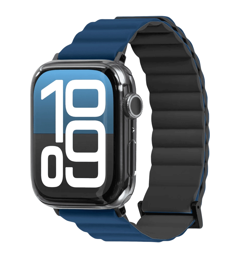 Ремінець LAUT NOVI SPORT  Apple Watch  38/40/41 Steelblue Black (L_AWS_NS_BL)