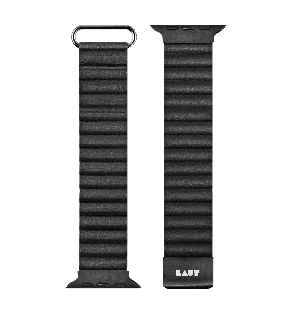 Ремiнець Laut NOVI LUXE  Apple Watch 38/40/41mm Black (L_AWS_NL_BK)