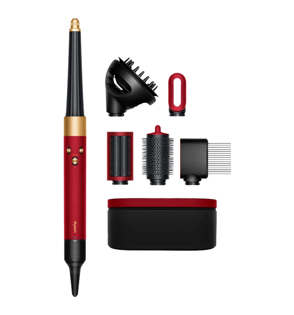 Стайлер для кучерявых волос Dyson Airwrap i.d. Multi-Styler and Dryer Curly to Coily Red Velvet/Gold (596928-01) GLOBAL