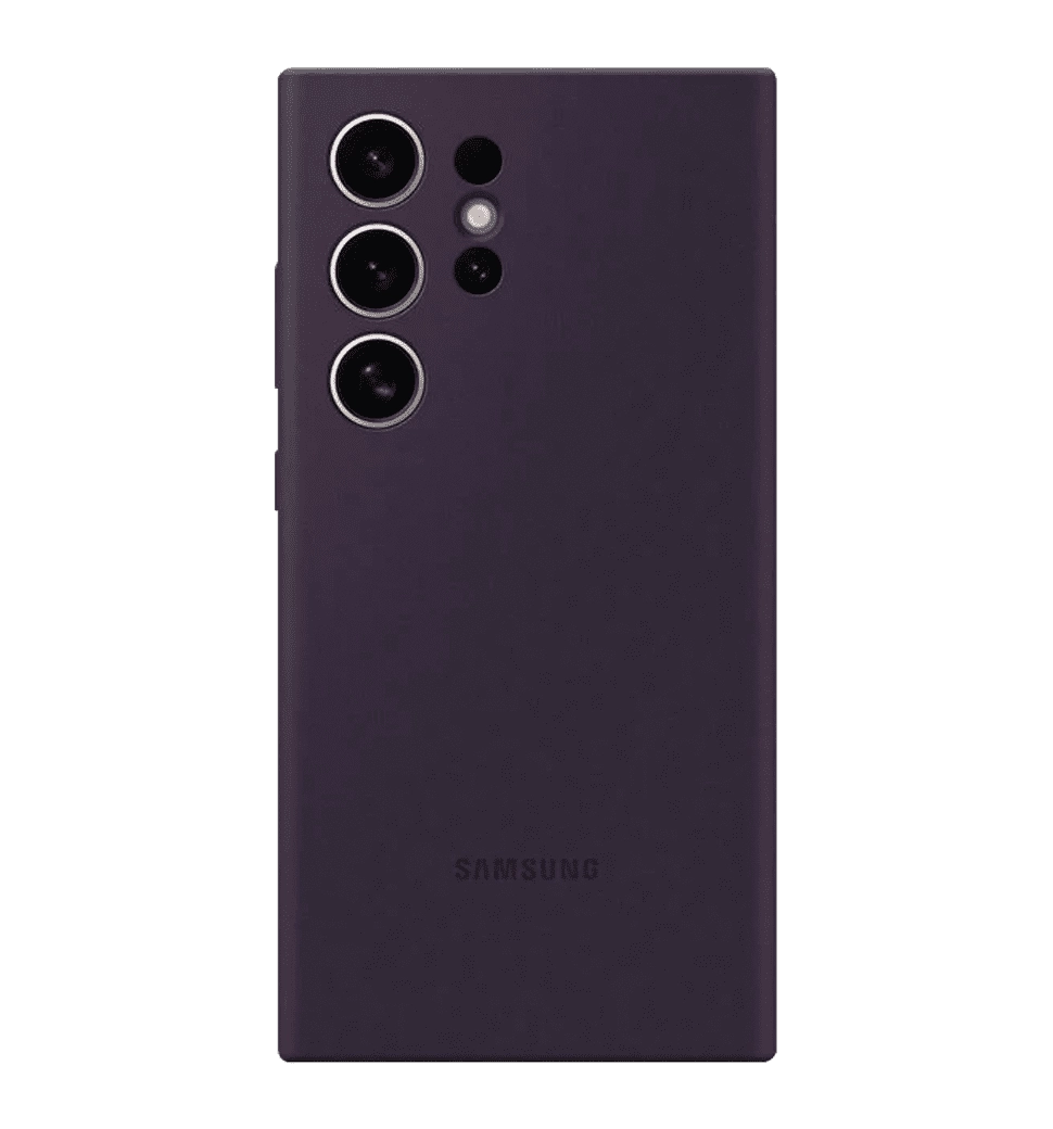 Чехол Samsung для Galaxy S24 Ultra Silicone Case, фіолетовий (EF-PS928TEEGWW)
