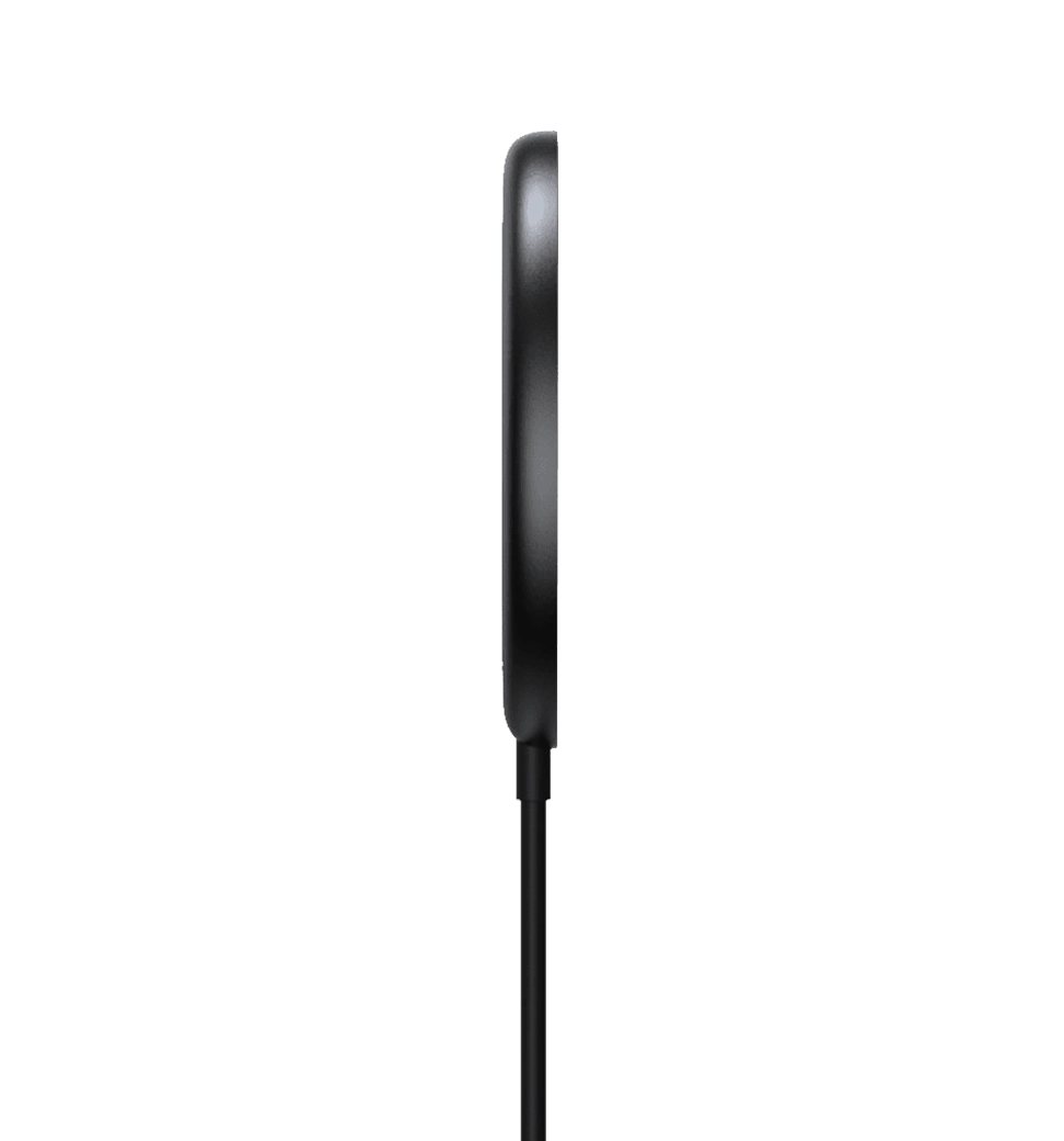 БЗП Baseus Simple Mini Magnetic Wireless Charger For IP12 with Type-C Cable Black (WXJK-F01)