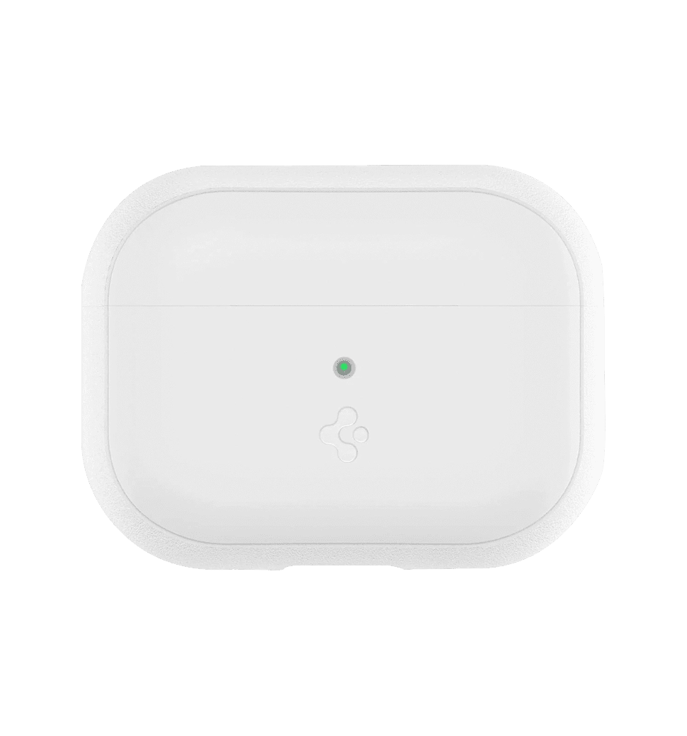 Чохол Spigen для AirPods Pro (Gen 2, 2022), Silicone Fit, White+Strap Gray(ACS05811)