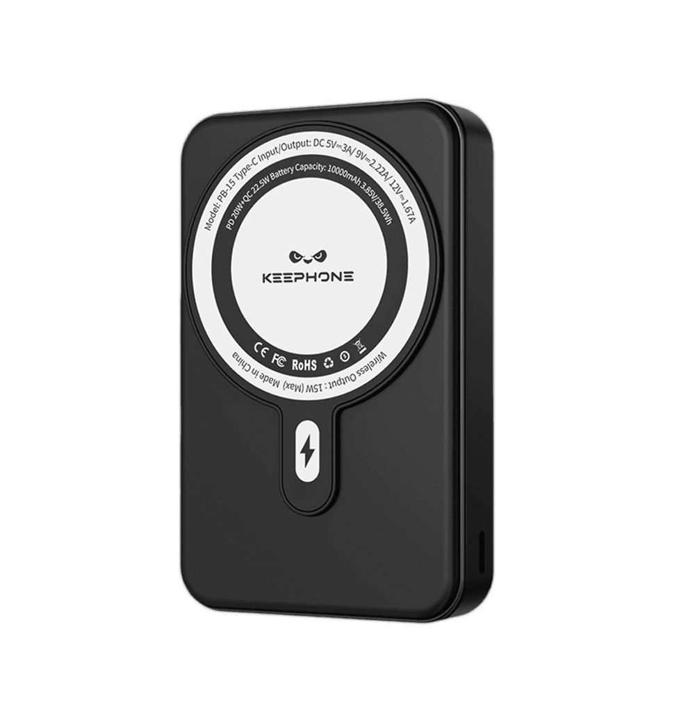 Додаткова батарея Keephone Snap Stand, 10000mAh black (PB-15blk)