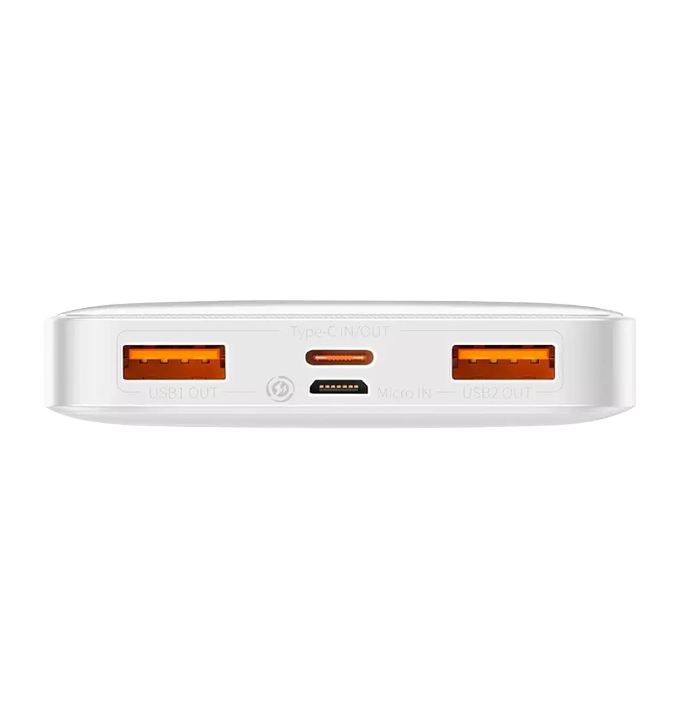 Доп батерея Baseus Bipow Digital Display 20W 10000mAh White (PPDML-L02)