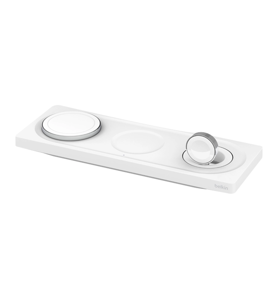 Беспроводной ЗП Belkin 3in1 MagSafe, white (WIZ016VFWH)
