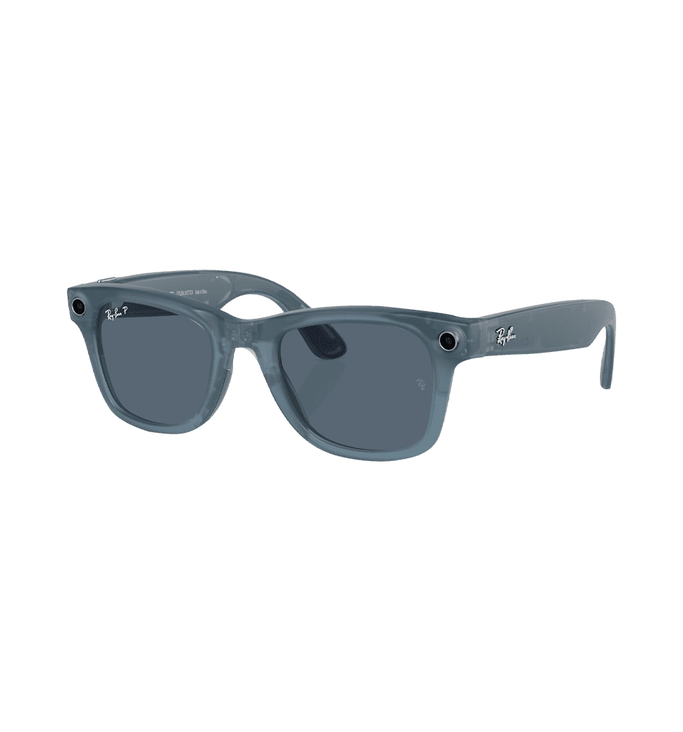 Смарт-очки Ray-Ban Meta Wayfarer Matte Jeans/Dusty Blue size XXL (RW4008 67552V 53-22)