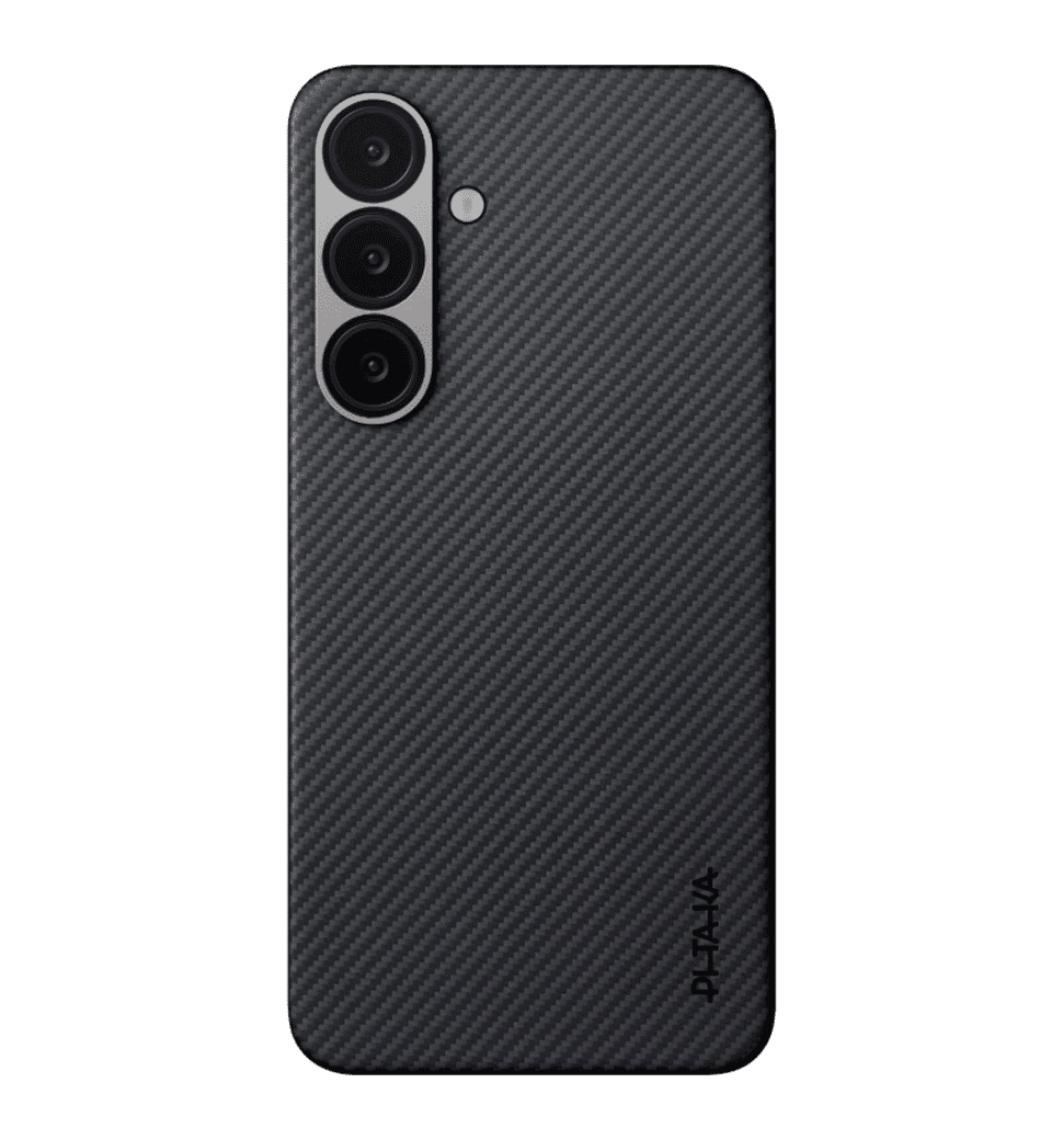 Чохол Pitaka Ultra-Slim Case Classic Twill 600D Black/Grey for Samsung Galaxy S25 (KS2501)