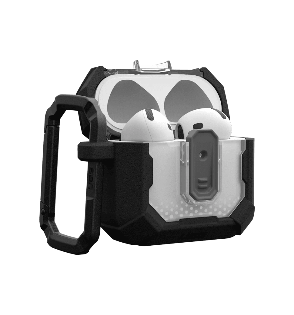 Чохол UAG для AirPods (Gen 4, 2024), Plasma, Black (104129114040)