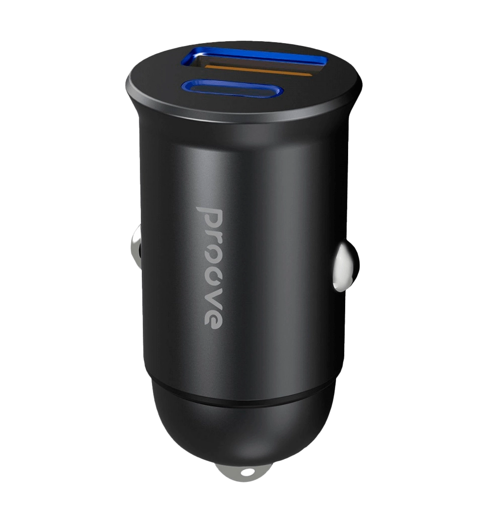 АЗП Proove Tiny Power Pro 65W (USB + Type-C) (black)
