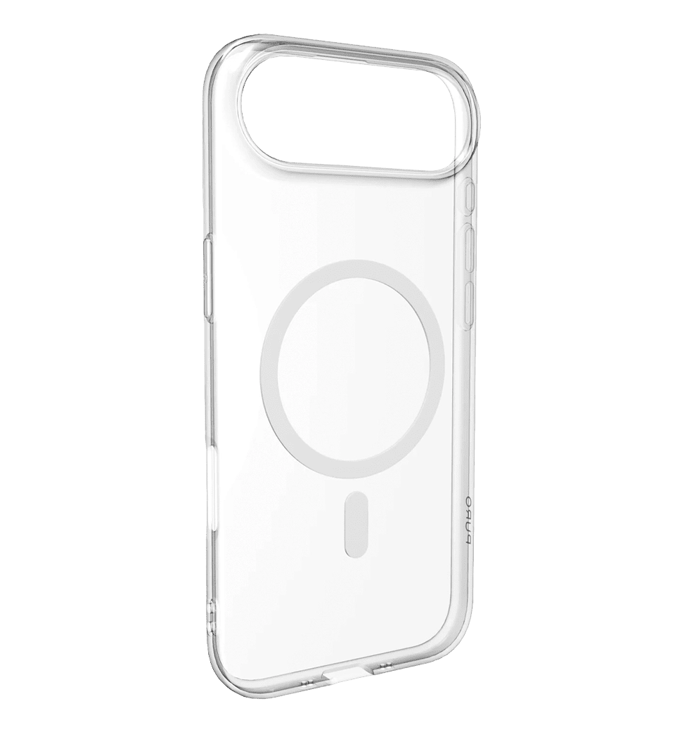 Чехол Puro Cover in TPU+PC "LITE MAG" with Magsafe for iPhone 17 Air, transparent PUIPC1766LITEMAGTR