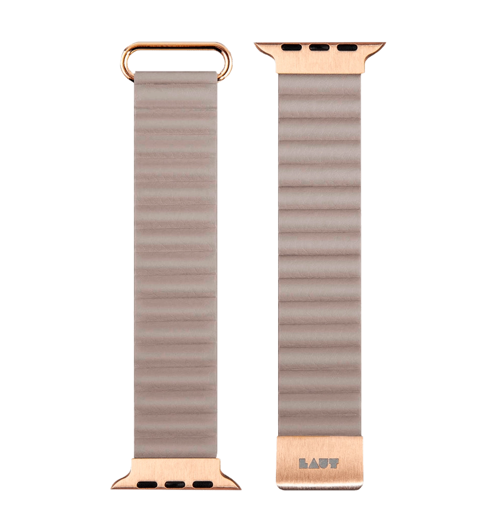 Ремiнець Laut NOVI LUXE  Apple Watch 42/44/45/49mm Beige (L_AWL_NL_BE)