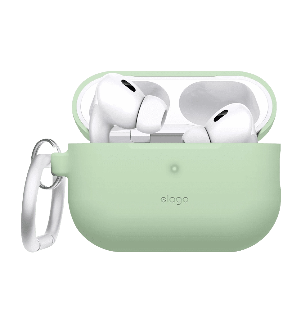 Чохол Elago Silicone Hang Case Pastel Green for Airpods Pro 2nd Gen (EAPP2SC-HANG-PGR)